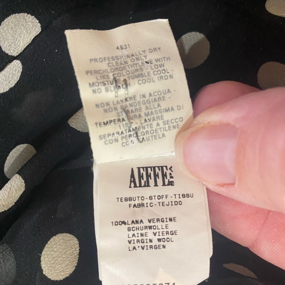 Moschino Cheap And Chic 🤍 XS polka dot Wool short jacket 🤍 wool and silk - Picture 4 of 16